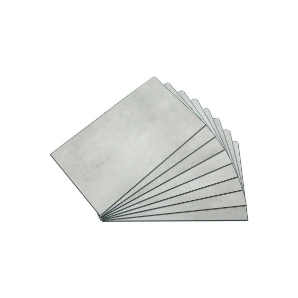 Acoustic Ceiling Products Palisade 25.6"L x 14.8"W Vinyl Wall Tile, Frost Nickel, 8 Pack 53002 - main